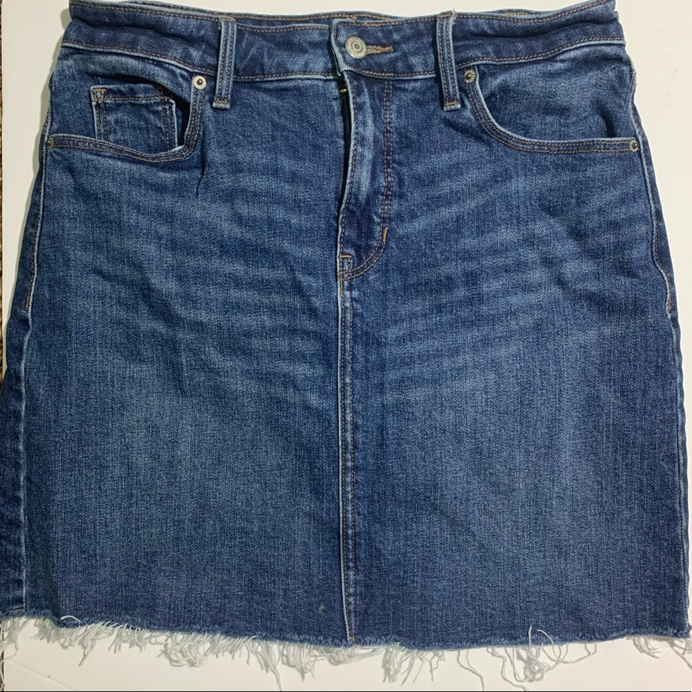 Old Navy Blue Jean Skirt Sz 6
